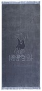 Πετσέτα Θαλάσσης 3621 Grey Greenwich Polo Club Θαλάσσης 70x170cm 100% Βαμβάκι