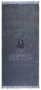 Πετσέτα Θαλάσσης Με Φιγούρα 3621 Grey Greenwich Polo Club Θαλάσσης 70x170cm 100% Βαμβάκι