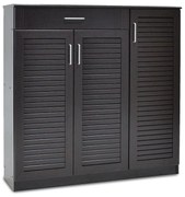 Shoe cabinet Sante 30 pairs wenge 120x37x123cm 120x37x123 εκ.