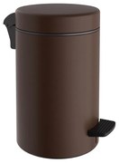 Καλάθι Απορριμμάτων 10lt-Φ20x37εκ. Soft Close Ανοξείδωτο Matte Wenge Pam &amp; Co 2037-943