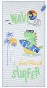 Παιδική Πετσέτα Θαλάσσης Microfiber (70x140) 2 Όψεων Nima Surf