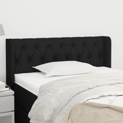 vidaXL Κεφαλάρι με Πτερύγια Μαύρο 103x16x78/88 εκ. Υφασμάτινο