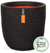 Supergreens Γλάστρα PVC Mαύρη CE 43x43x41 εκ.