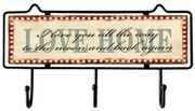 Κρεμάστρα 3 Θέσεων Love Home 816842 36x5x18cm Multi Ankor Ξύλο