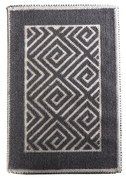 Χαλάκι Polycotton Labyrinth Grey ESPIEL 60x100εκ. LAX211