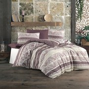 Σεντόνια Ανδρομάχη 315 Σετ 3τμχ Brown Beige DimCol Μονό Cotton-Polyester