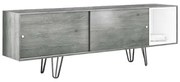 Μπουφές "ERMIS" σε χρώμα σταχτί 210x50x75  SB 113-STAXTI
