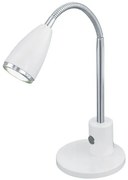 Επιτραπέζιο φωτιστικό LED FOX ατσάλινο διάφορα χρώματα Eglo-92872-Λευκό 92872