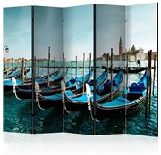 Διαχωριστικό με 5 τμήματα - Gondolas on the Grand Canal, Venice II [Room Dividers]