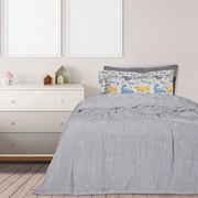 Κουβέρτα 1342 Velour Grey Das Home Υπέρδιπλο 220x240cm Πολυέστερ