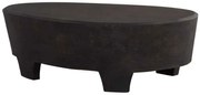 Τραπέζι Σαλονιού Santorini HM18066 100x60x33cm Black