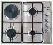 Silifo Εστία Μικτή Sf6100 Inox (3 Υγραερίου + 1 Ηλεκτρικό) (4 Έτη Εγγύηση Ελληνικής Αντιπροσωπείας)