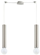 Φωτιστικό Οροφής Adept Tube 77-8661 30x11x300cm 2xE27 60W Nickel Homelighting