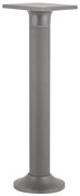 Adeleq Led Κολώνα PC ΄Εμμεσου Φωτισμού Τετράγωνη H70Cm 8W 3000Κ Ip54 Γκρι 9-899086