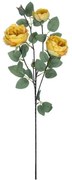 Τεχνητό Λουλούδι Climbing Rose 21186 70cm Green-Yellow GloboStar Polyethylene,Fabric