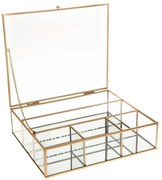 Μπιζουτιέρα 5 Θέσεων (27x22.5x7.5) A-S Gold Box 157216B