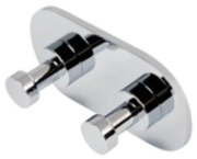 Geesa Nemox 6515 Chrome Κρεμάστρα 2 αγκίστρων