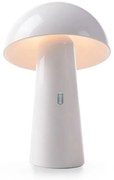 Φωτιστικό Επιτραπέζιο Επαναφορτιζόμενο Shitake LUMSTK025BXWLNW Φ16,5x25,5cm Led 450Lm 3000K White New Garden