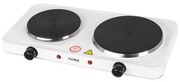 Zilan Διπλή ηλεκτρική εστία σε λευκό χρώμα 2500W ZLN2843-WHT