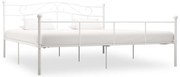 vidaXL Πλαίσιο Κρεβατιού Λευκό 180 x 200 εκ. Μεταλλικό