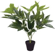 Τεχνητό Φυτό Της Τύχης Σε Γλάστρα 04-20020 60cm Green Marhome Συνθετικό Υλικό