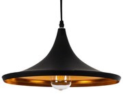 Κρεμαστό Φωτιστικό Μεταλλικό SHANGHAI BLACK Μαύρο 01025-B Globostar-01025-B-Μαύρο 01025-B