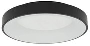 Φωτιστικό Οροφής - Πλαφονιέρα Nikki Round 11207 48x9,5cm 48W Led 3000K Black Nowodvorski