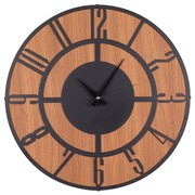 ΡΟΛΟΙ ΤΟΙΧΟΥ ΜΕΤΑΛΛΙΚΟ ΜΕ MDF ΜΑΥΡΟ ΚΑΡΥΔΙ FB97444 Φ50 εκ. 0412835