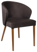 Καρέκλα Τραπεζαρίας Τ-8 LUX Fylliana Καφέ με Golden Sand πόδια 57x54x81εκ. 57x54x81 εκ.