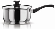 Pyramis Classic Ανοξείδωτη Γαλατιέρα 2Lt ∅18 cm με καπάκι