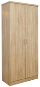 Ντουλάπα JENNA Δίφυλλη Ανοιγόμενη Sonama 80x43x181 εκ. 80x43x181 εκ.
