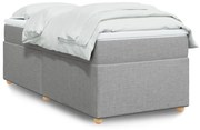 ΚΡΕΒΑΤΙ BOXSPRING ΜΕ ΣΤΡΩΜΑ ΑΝΟΙΧΤΟ ΓΚΡΙ 90X200 ΕΚ. ΥΦΑΣΜΑΤΙΝΟ 3285345