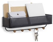 Κρεμάστρα Με Ράφι Estique 1004245-048 Black Umbra Metal
