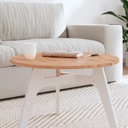 vidaXL Επιφάνεια Τραπεζιού Στρογγυλή Ø60x1,5 εκ. Μασίφ Ξύλο Οξιάς