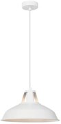 Κρεμαστό Φωτιστικό Οροφής 1xE27 Velma Viokef-4316500-Λευκό 4316500