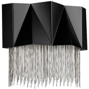 Απλίκα Φωτιστικό Τοίχου 3xG9 Zuma Elstead Lighting-HK-ZUMA-3W-SBS-Μαύρο-Ασημί HK-ZUMA-3W-SBS