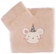 Πετσέτες Βρεφικές Special Party (Σετ 2τμχ) Pink Nef-Nef Homeware Σετ Πετσέτες 70x140cm 100% Βαμβάκι