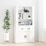 Ντουλάπι Λευκό από Επεξεργασμένο Ξύλο 3185375