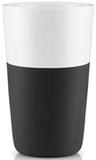 Φλυτζάνια Latte Πορσελάνινα (Σετ 2Τμχ) 501003 360ml Black Eva Solo Πορσελάνη,Σιλικόνη