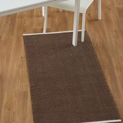Χαλάκι Κουζίνας Terel 04 Brown Kentia 70X200cm Βαμβάκι-Πολυέστερ