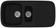 Sanitec Classic 301 Granite Black Νεροχύτης