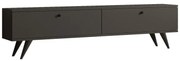 Έπιπλο τηλεόρασης Jate ανθρακί 160x25x40 εκ. 160x25x45 εκ.
