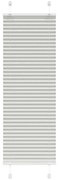 vidaXL Πλισέ περσίδα ανοιχτό γκρι 50x150 cm Πλάτος υφάσματος 49,4 cm
