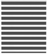 vidaXL Ζέβρα τυφλή Μαύρο Πλάτος υφάσματος 125,9 εκ. Πολυεστέρας