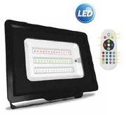 Προβολέας 50W RGB/S.SLIM 6500Κ Αλουμίνιου Μαύρο 07-00750 ΦOS_ME 07-00750 Μαύρο