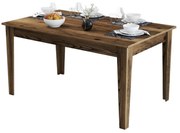 Τραπέζι Με Αποθηκευτικό Χώρο HM9507.04 145x88x75cm Walnut Μελαμίνη