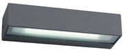 Φωτιστικό Τοίχου - Απλίκα Tech 4137602 LED 12W 3000K 720Lm 22x3,2cm Anthracite Viokef