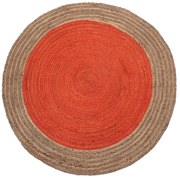 Στρογγυλό Χαλί Καλοκαιρινό (Φ120) Silk Fashion 1705 Terracotta