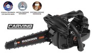 KRAUSMANN 70377 Αλυσοπρίονο Βενζίνης Δίχρονο με Λάμα CARVING, 25cm 25cc 1.2hp PAP.70377