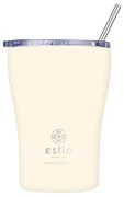 Θερμός-Ποτήρι Ανοξείδωτο Coffee Mug Lily White Save The Aegean Estia 350ml-9x13εκ. 01-23027